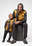 DEBOLA African Print Boys Top ( Red Butterfly )